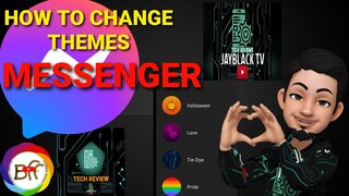 HOW TO CUSTOMIZE MESSENGER THEMES | MESSENGER  NEWEST UPDATE | NEW LOGO