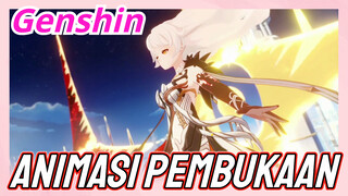 Animasi pembukaan Genshin Impact