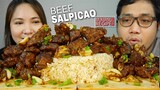EASY BEEF SALPICAO RECIPE WITH MUKBANG | MUKBANG PHILIPPINES