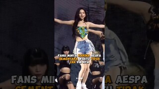 Fans minta #karina #aespa sementara waktu tidak cek DM nya #shorts #kpop #viral