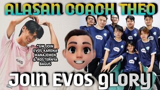 ALASAN COACH THEO PILIH EVOS ESPORT SEBAGAI TIM YANG DILATIH!! #evosroar #evoslegends #mplindonesia