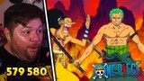 Landing On Punk Hazard! One Piece REACTION | Episode 579 & 580