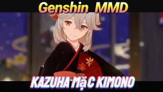 [Genshin, MMD] Công Chúa Kazuha Mặc Kimona Nhảy "Hoa Nguyệt Thành Đôi"