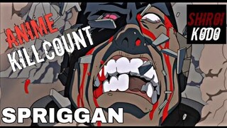 Spriggan (1998) ANIME KILL COUNT