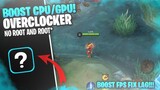 NO ROOT! OVERCLOCK your Android to BOOST FPS and FIX LAG in Mobile Legends - MLBB (No Root & Root)