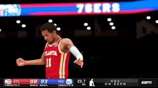 NBA 2K21 Modded Playoffs Showcase | Hawks vs 76ers | Full GAME 5 Highlights