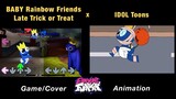 The Baby Rainbow Friends are Late for Trick or Treat | GAME x FNF Animation Friends To Your End