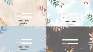 Website Log In Intro Template | Christmas Theme Templates | free download by Peachy Grace