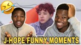 HE'S TOO FUNNY 🤣🤣 BTS J-HOPE CUTE AND FUNNY MOMENTS Reaction!