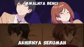 Benci Tapi Nikah! Alur Episode 1 Anime Class no Daikirai na Joshi to Kekkon suru Koto ni Natta