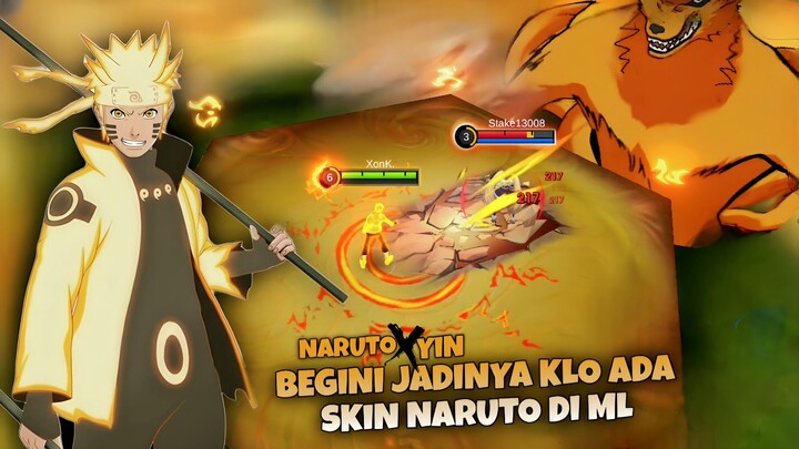 Begini Jadinya Kalau ada Skin "NARUTO 2 mode🤯" di Mobile Legends