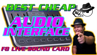 F8 Live Sound card BEST BUDGET CHEAPEST Audio Interface with Effects 2020 Review + GIVEAWAY