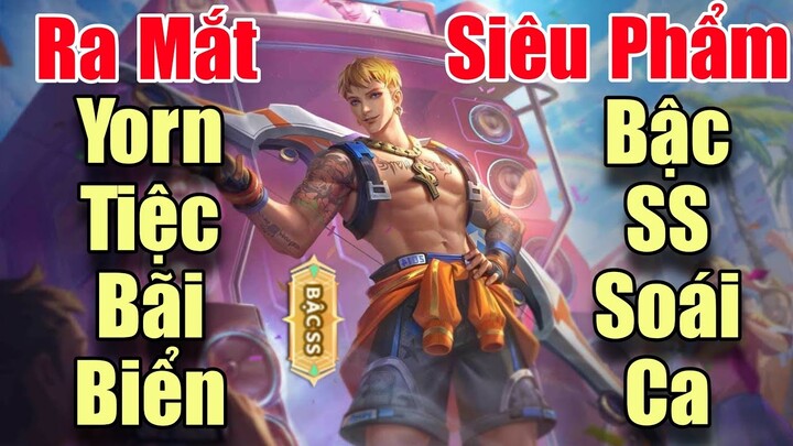 Liên Quân Garena Trang phục mới Yorn Tiệc Bãi Biển ra mắt - 3 Skin lên đến SSS Quillen... raz