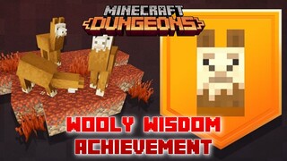 Wooly Wisdom Achievement, Minecraft Dungeons