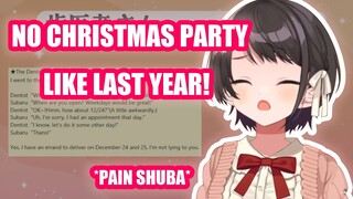 Subaru is Sad that This Year Won't be Like Holomember Christmas Party Last Year 【Hololive Eng Sub】