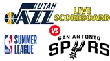 LIVE - SAN ANTONIO SPURS VS UTAH JAZZ | NBA SUMMER LEAGUE 2021