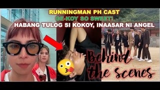 RUNNINGMAN PH CAST (BTS) GE-KOY SO SWEET! HABANG TULOG SI KOKOY DE SANTOS, INAASAR NI ANGEL GUARDIAN