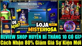 Review Shop Huyền Bí Tháng 10 - Cách Nhận 80% Giảm Giá Sự Kiện Làm Chủ Vận Mệnh Cực Ngon | Free Fire