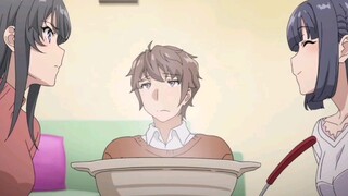 "Yi" và "Mu" thể hiện rõ ràng năng lượng dồi dào của Sakurajima Mai/Makinohara Shoko trong suốt quá 