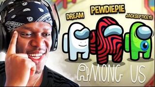 SIDEMEN AMONG US vs PEWDIEPIE, DREAM & JACKSEPTICEYE