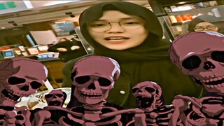 Ngopi kok di Angkringan...(Skeleton Roasting TikTok Meme)