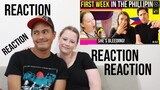 Our reaction to WHAT'S UP PHILIPPINES REACTION - Our first week living in the Philippines