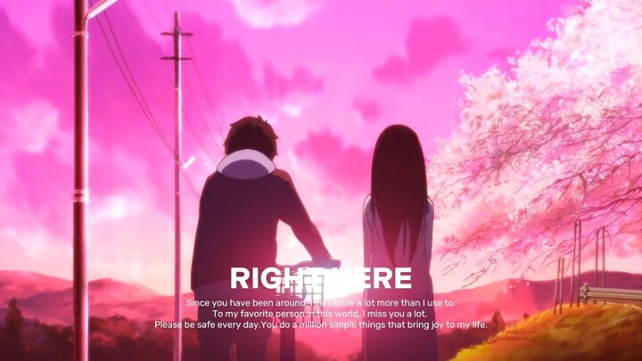 RIGHT HERE - HYOUKA | AMV