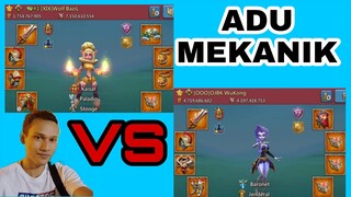 Kaisar Wolf Bazil VS Om Wukong Adu MEKANIK  |  LORDS MOBILE INDONESIA