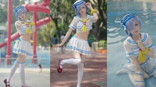 [GayaHidup] Cosplay Rem Baju Renang