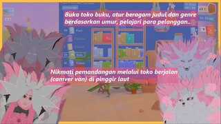 -+[Tiny Bookshop, bisnis toko buku berjalan dengan pemandangan yang indah di tepi laut]+-