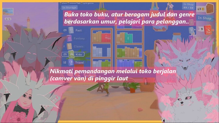 -+[Tiny Bookshop, bisnis toko buku berjalan dengan pemandangan yang indah di tepi laut]+-