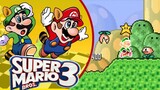 Super Mario Bros. 3 - Avançando com poder das estrelas.