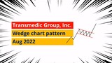 Falling wedge chart pattern on Transmedic Group Inc (TMDX) share price in Aug 2022