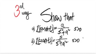 3rd/3ways: Laplace Show that ...