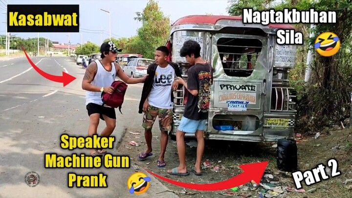 Machine Gun Prank Part 2