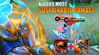 ALDOUS MOST SUSTAINABLE DAMAGE BUILD🔥 | ALDOUS BEST BUILD 2022