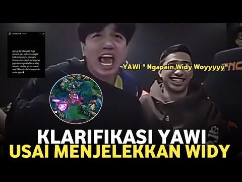 Viral.!!! TERKESAN MENJELEKKAN WIDY || Yawi klarifikasi soal reaksi watch party TLID vs AURORA m6