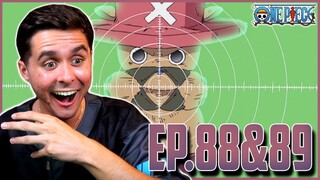 "CHOPPER IS OD" One Piece Ep.88,89 Live Reaction!