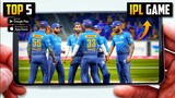 Top 5 Best IPL Cricket Games For Android l New Cricket games 2023