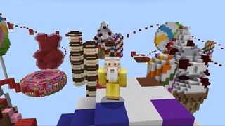 Minecraft / The Ultimate Candy Parkour Challenge | Candy Parkour By Diluvian Part 1