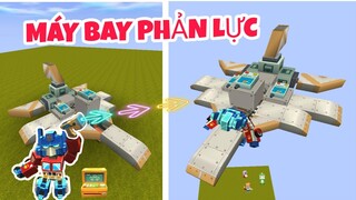 CHẾ TẠO MÁY BAY PHẢN LỰC HIỆN ĐẠI CỰC ĐƠN GIẢN VÀ XỊN SÒ TRONG MINIWORLD