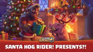 Ho Ho Hog Rider! Merry Clashmas! (FREE TOWER SKIN) Clash Royale