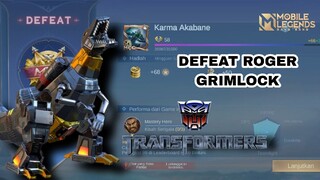 DEFEAT ROGER GRIMLOCK TRANSFORMERS