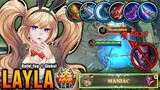 MANIAC!! Layla Insane Damage Build (AUTOWIN) - Build Top 1 Global Layla ~ MLBB