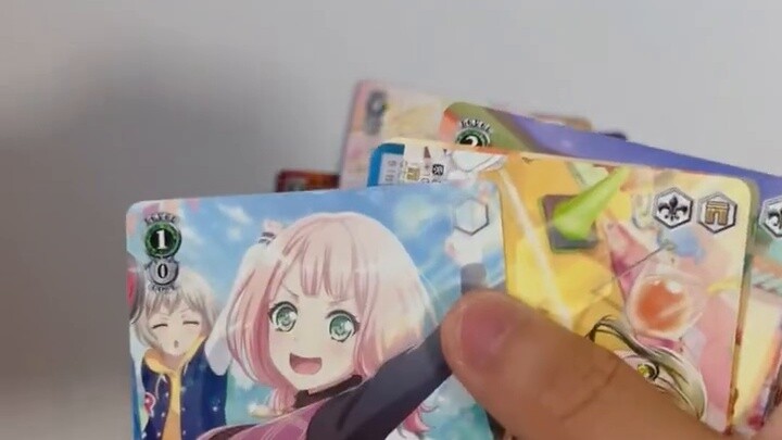 Tâm lý của tôi tan vỡ! mở hộp thẻ ws cánh đen trắng của bangdream