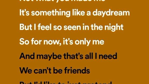we can't be friends by Ariana grande