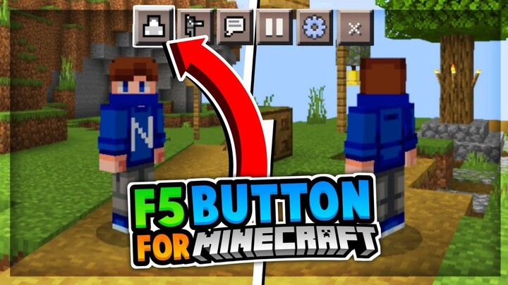 F5 Button For MCPE 1.19+ | The Ty-els Settings Overlay UI Pack For Minecraft PE