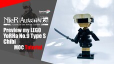 LEGO Nier:Automata YoRHa No.9 Type S Chibi MOC Tutorial | Somchai Ud