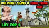 FREE FIRE | Thử Thách Chỉ Nhặt Súng Tại "Công Trình Mới" Lấy Top 1, Đức Mõm Nhặt Được Súng Xịn !!!