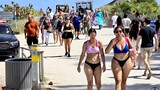 Miami Beach Spring Break - Travel Vlog - 4K HDR Walking Tour - South Beach  - Ocean Drive